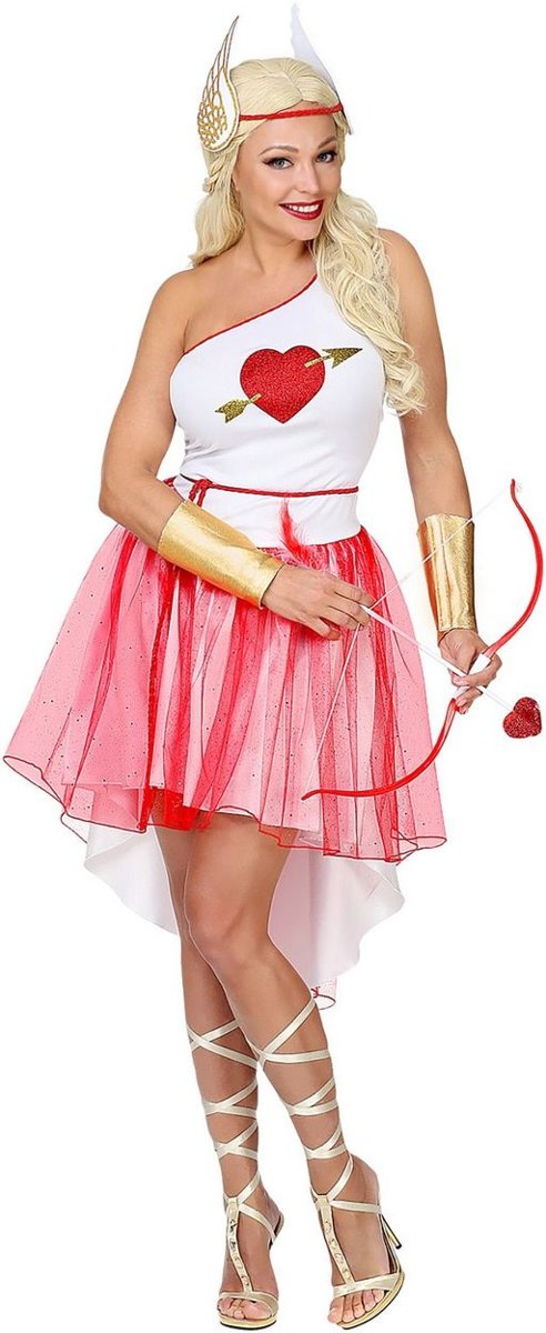 Cupido & Valentijn Kostuum | Vrouwelijke Cupido Boogschutter Kostuum | Medium | Carnaval kostuum | Verkleedkleding